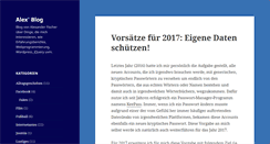 Desktop Screenshot of blog.alexander-fischer.org